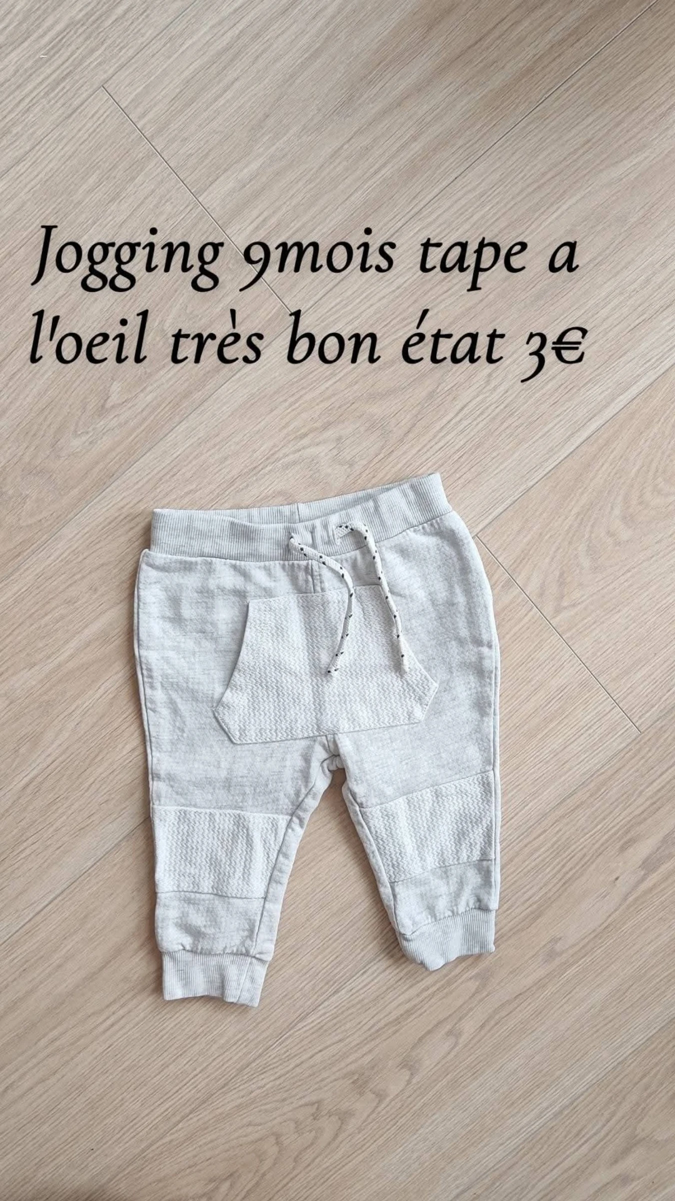 Jogging Tape à l'oeil 9mois 🌹